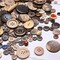 About 400 Pieces Wood Coconut Shell Button Resin Buttons, Sewing DIY Craft Buttons, Hand-Painted Decorative Buttons